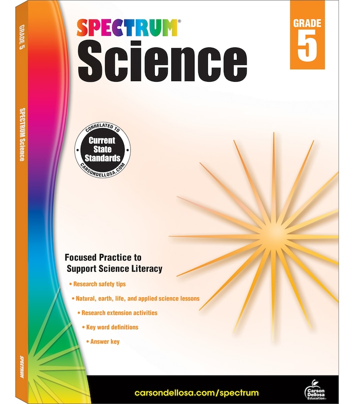 Front cover_Spectrum Science, Grade 5