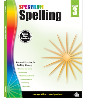 Front cover_Spectrum Spelling, Grade 3