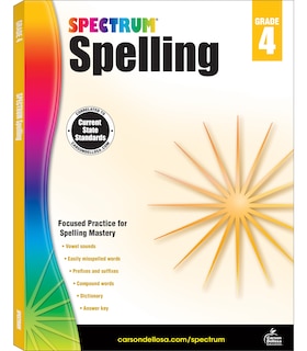 Front cover_Spectrum Spelling, Grade 4