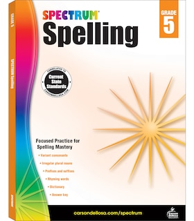 Front cover_Spectrum Spelling, Grade 5