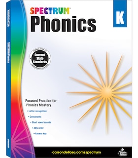 Front cover_Spectrum Phonics, Grade K