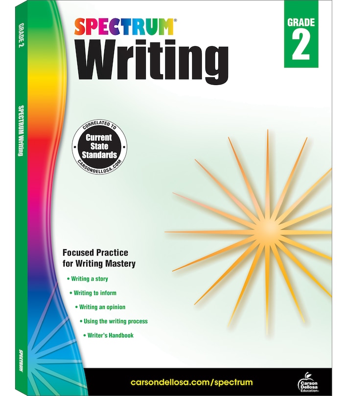Front cover_Spectrum Writing, Grade 2