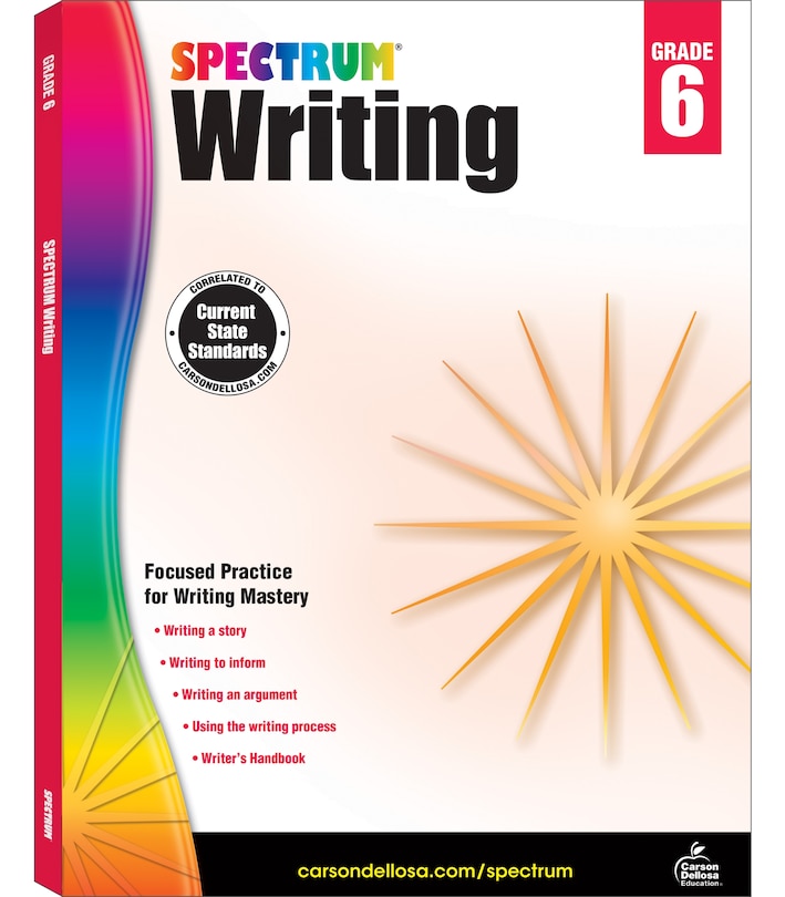 Front cover_Spectrum Writing, Grade 6