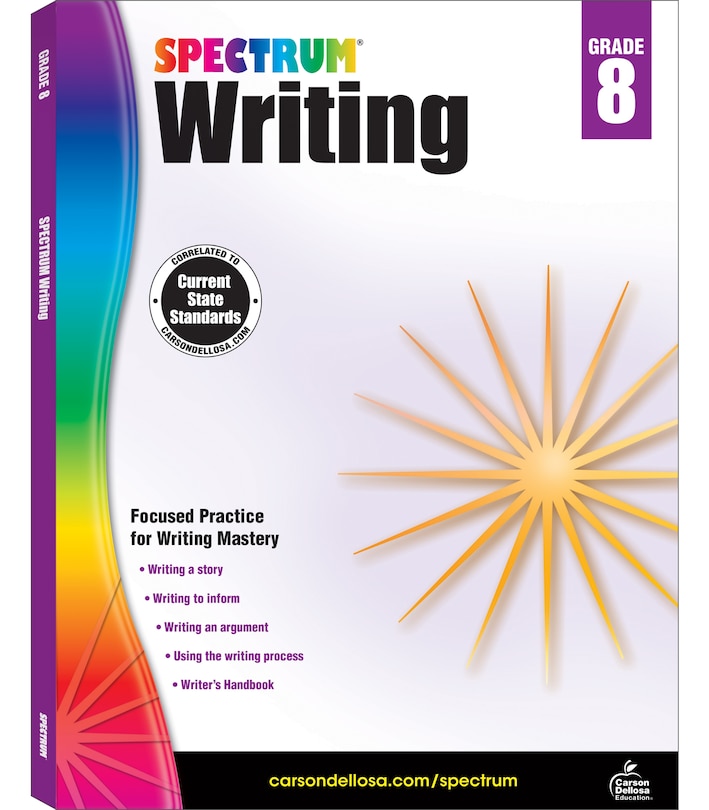 Front cover_Spectrum Writing, Grade 8