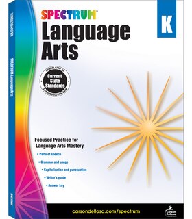 Front cover_Spectrum Language Arts, Grade K