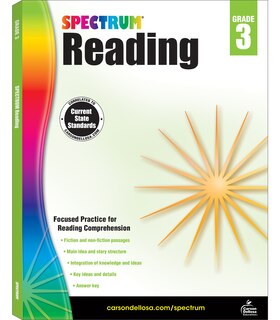 Front cover_Spectrum Reading Workbook, Grade 3