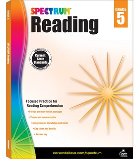 Couverture_Spectrum Reading Workbook, Grade 5