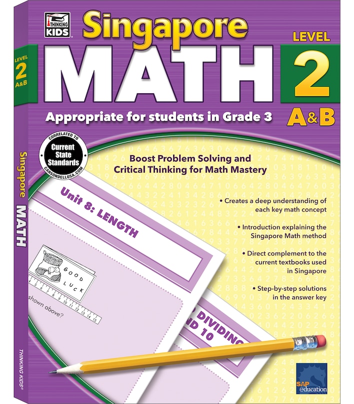 Front cover_Singapore Math, Grade 3