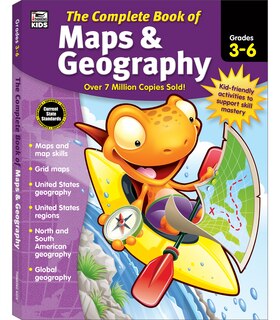 Front cover_The Complete Book of Maps & Geography, Grades 3 - 6