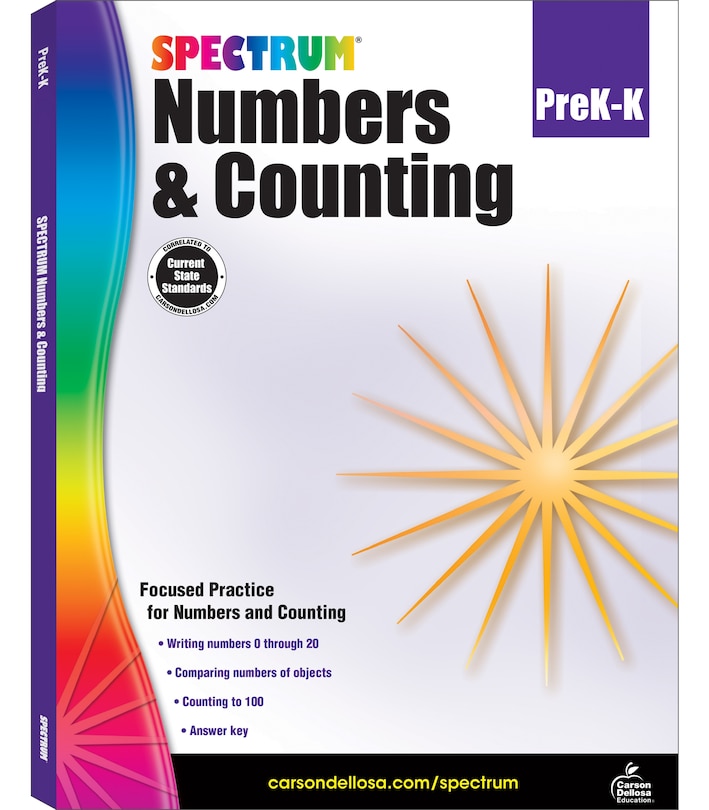 Front cover_Numbers & Counting, Grades Pk - K