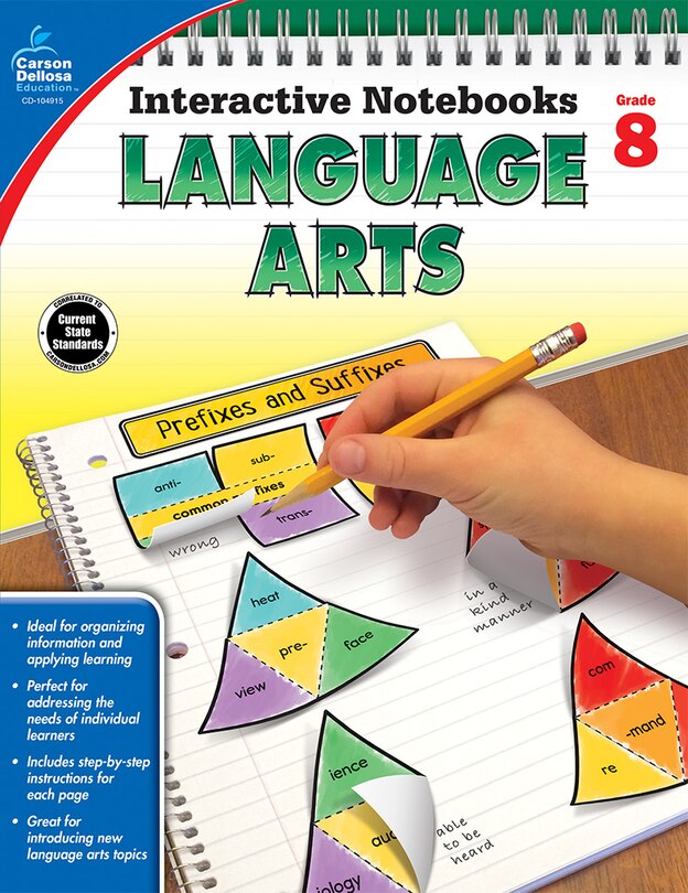 Front cover_Language Arts, Grade 8