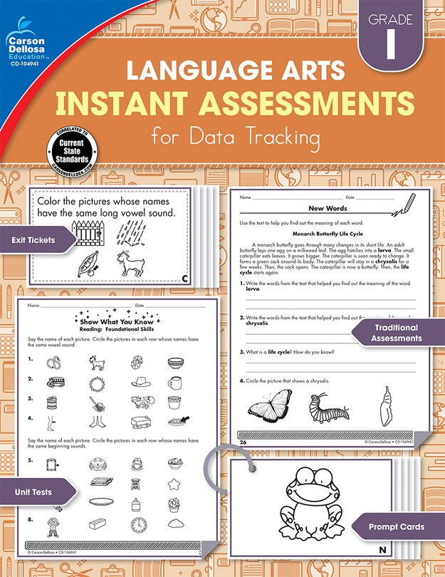 Couverture_Instant Assessments for Data Tracking, Grade 1