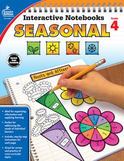 Front cover_Interactive Notebooks Seasonal, Grade 4