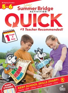 Front cover_Summer Bridge Activities(r) Quick, Grades 5 - 6