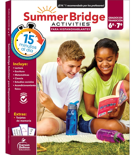 Couverture_Summer Bridge Activities Spanish 6-7, Grades 6 - 7