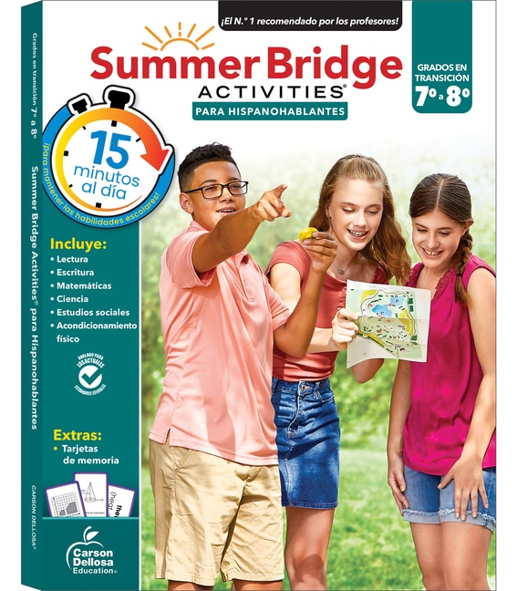 Couverture_Summer Bridge Activities Spanish 7-8, Grades 7 - 8