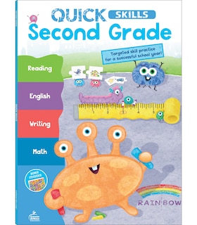 Front cover_Quick Skills Second Grade Workbook