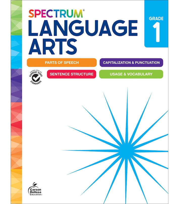 Couverture_Spectrum Language Arts Workbook, Grade 1