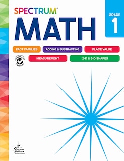 Front cover_Spectrum Math Workbook, Grade 1