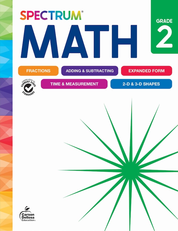 Couverture_Spectrum Math Workbook, Grade 2