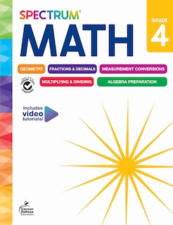 Front cover_Spectrum Math Workbook, Grade 4