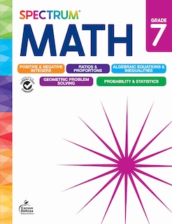 Front cover_Spectrum Math Workbook, Grade 7