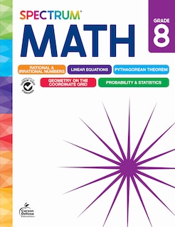 Front cover_Spectrum Math Workbook, Grade 8