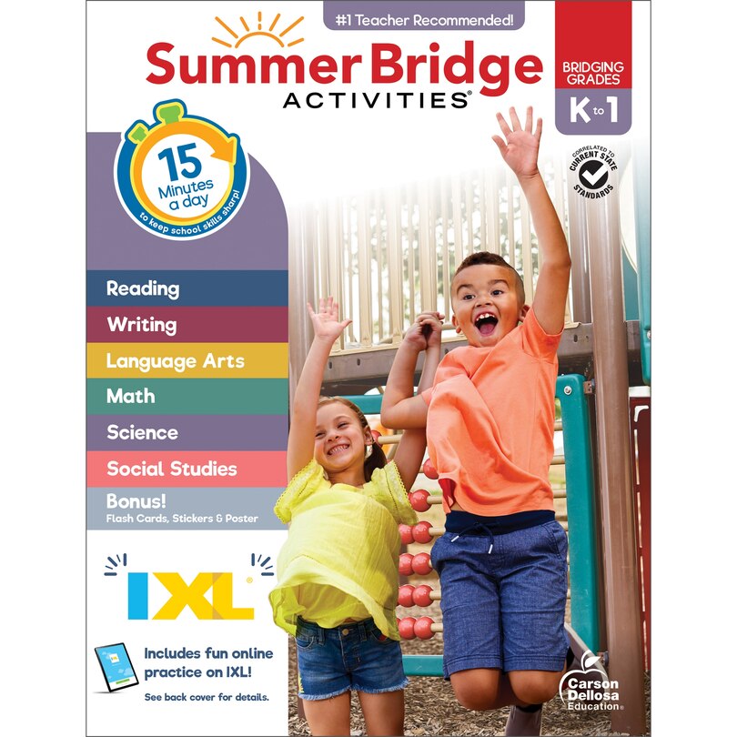 Front cover_Summer Bridge Activities, Grades K - 1