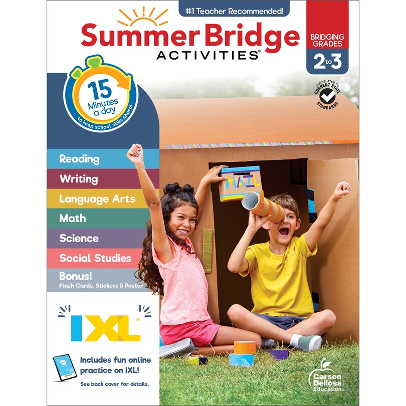 Front cover_Summer Bridge Activities, Grades 2 - 3