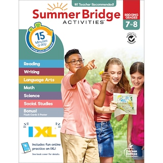 Front cover_Summer Bridge Activities, Grades 7 - 8