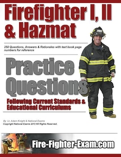 Front cover_Firefighter I, II and Hazmat Practice Questions