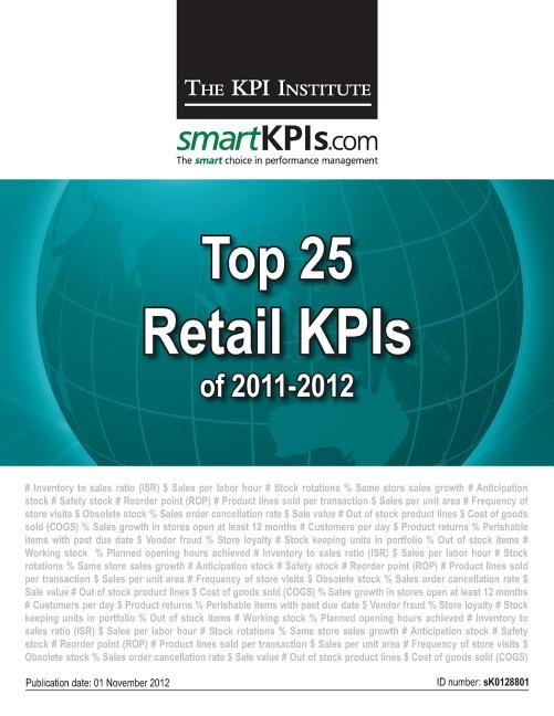 Front cover_Top 25 Retail KPIs of 2011-2012