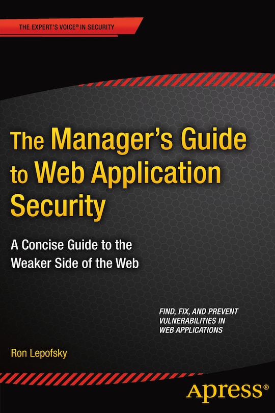Front cover_The Manager's Guide To Web Application Security