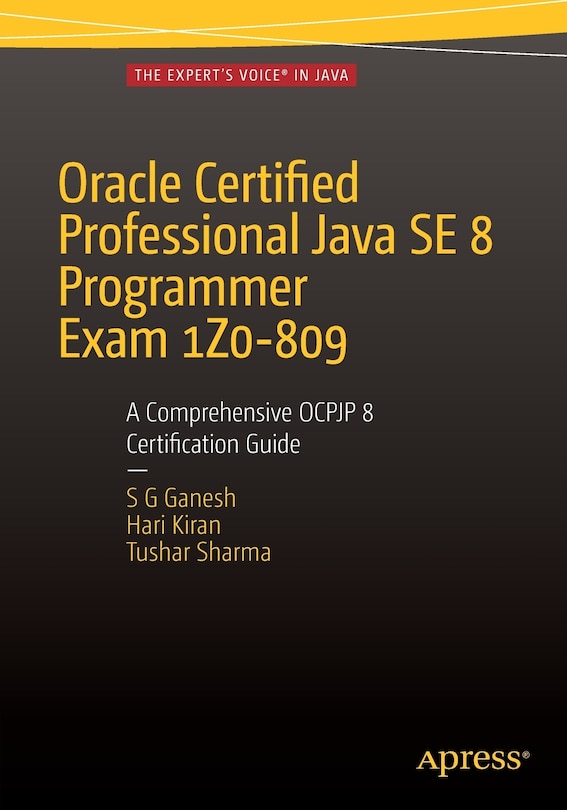 Couverture_Oracle Certified Professional Java Se 8 Programmer Exam 1z0-809