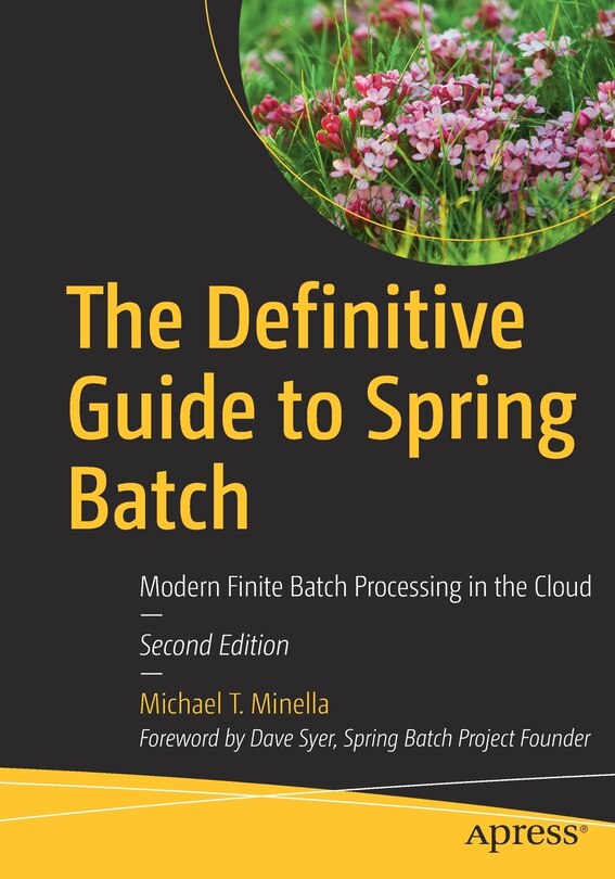 Front cover_The Definitive Guide To Spring Batch