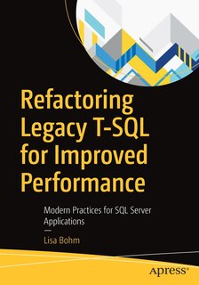Couverture_Refactoring Legacy T-sql For Improved Performance