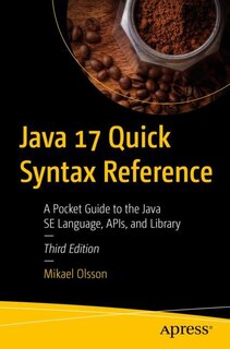 Front cover_Java 17 Quick Syntax Reference