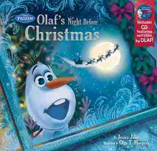 Frozen Olaf's Night Before Christmas Book & Cd by Disney Book Group