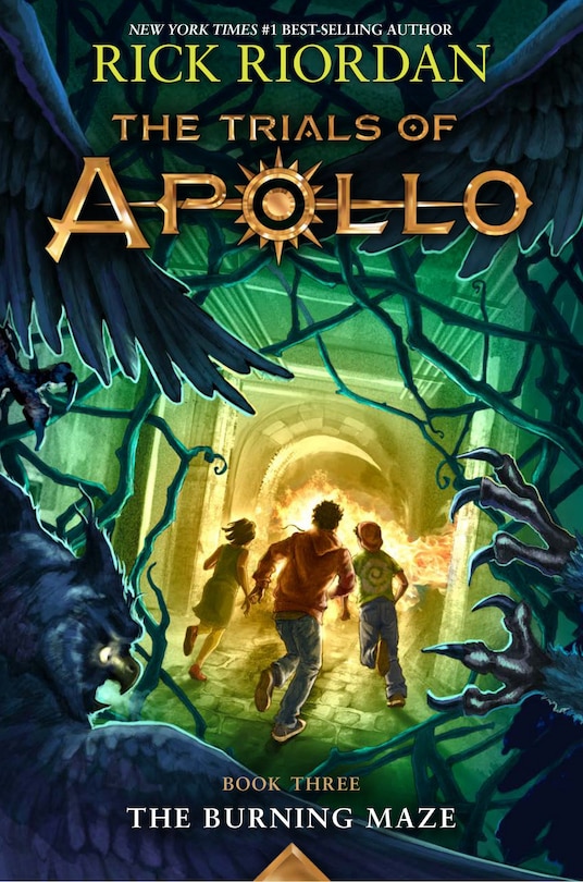 Front cover_Burning Maze, The-Trials of Apollo, The Book Three