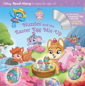 Front cover_Whisker Haven Tales With The Palace Pets: Nuzzles And The Easter Egg Mix-up: Read-along Storybook And Cd