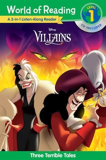 Couverture_World Of Reading Villains 3-in-1 Listen-along Reader (world Of Reading Level 1)