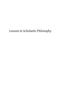 Front cover_Lessons in Scholastic Philosophy