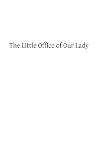 Couverture_The Little Office of Our Lady