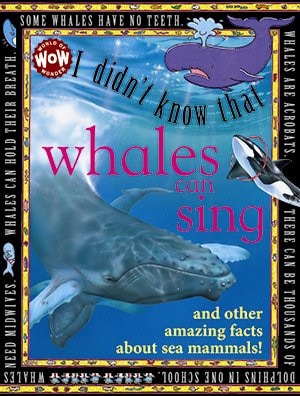 I Didn't Know That Some Whales Can Sing: I Didn't Know That…