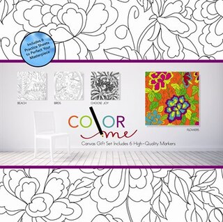Front cover_Color Me Canvas: Flowers