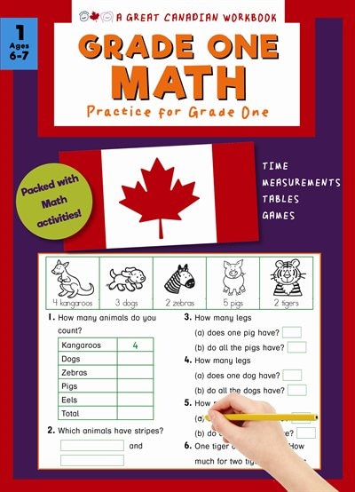 Front cover_Great Canadian Workbook Grade One Math