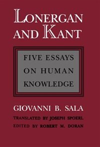 Front cover_Lonergan and Kant
