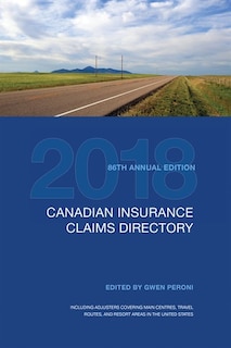 Front cover_Canadian Insurance Claims Directory 2018