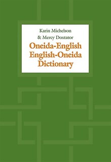 Front cover_Oneida-english/english-oneida Dictionary