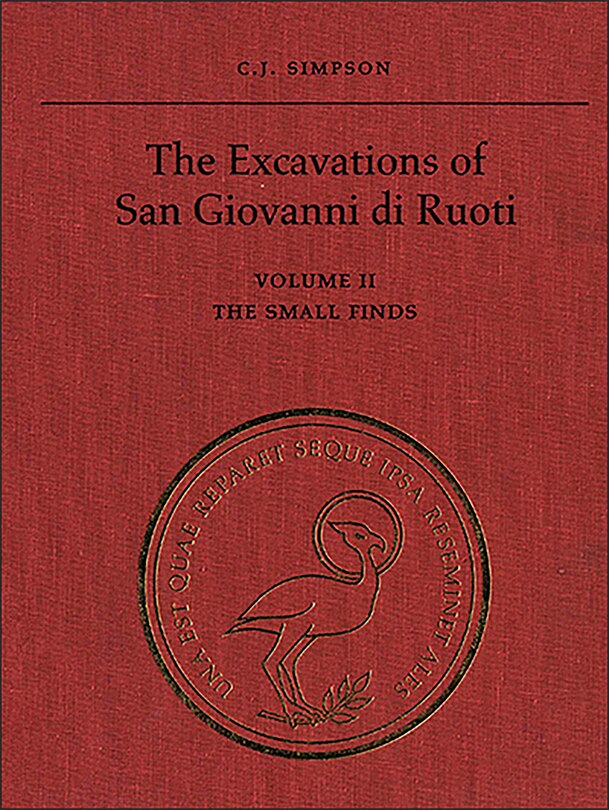 Front cover_The Excavations of San Giovanni di Ruoti
